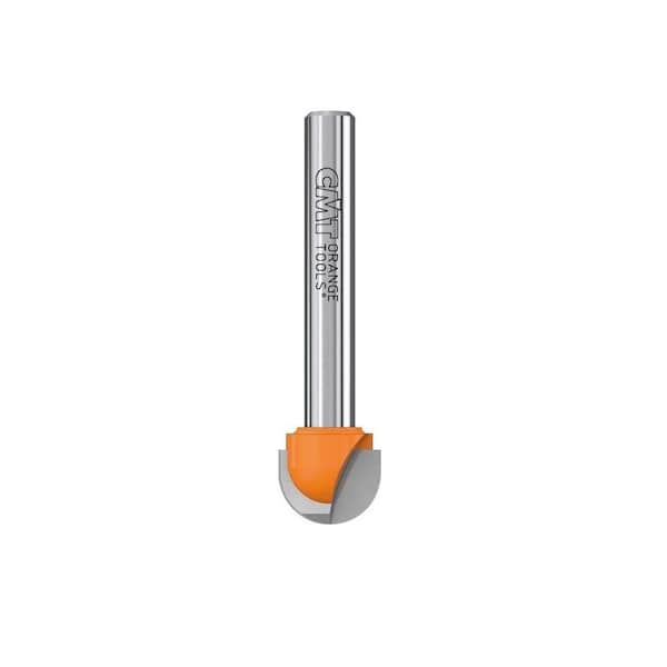 Round Nose Bit, 1/4-Inch Shank, 1/4-Inch Radius, Carbide-Tipped